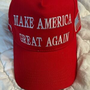 Red Make America Great Again Embroidered Baseball Cap